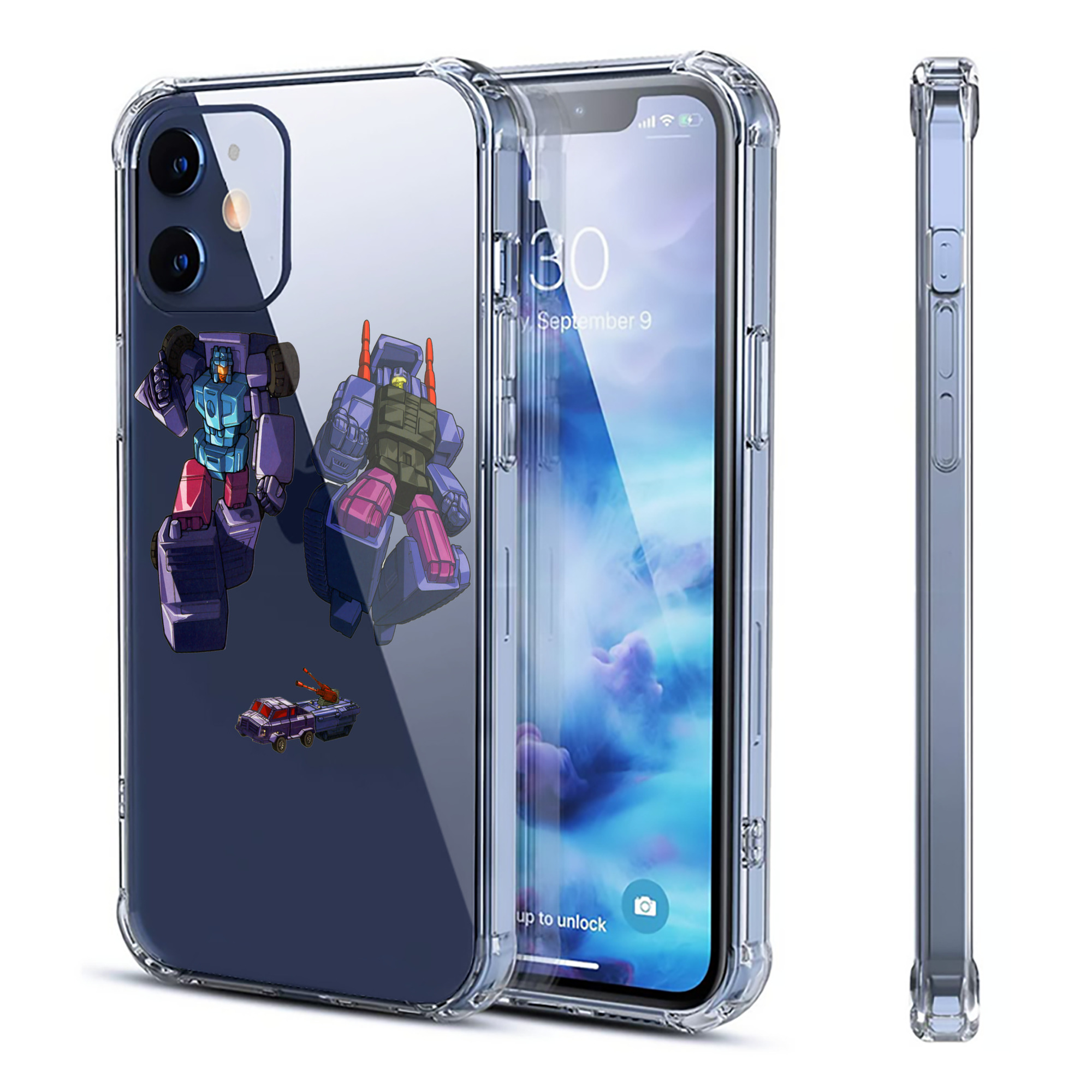 （画像用）  【iPhone 12シリーズ対応】透明スマホケース（クリアソフトケース）